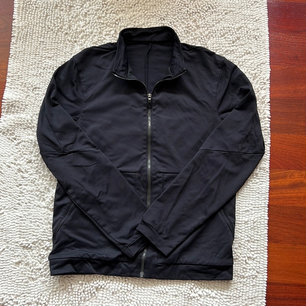 Black Lululemon zip up jacket Size M